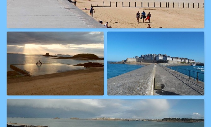 Courtoisville-Sillon-Moka Apartment | Studio 1 pers. 30m from the sea Saint-Malo prox. Beach Sillon, Intramuros, Thalasso