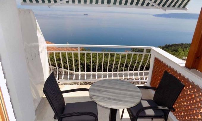 Mosenice Apartment | Studio apartment in Mošćenička Draga with Seaview, Terrace, Air condition, WIFI (4364-1)