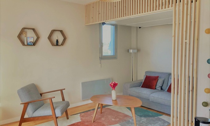 Deauville City Centre Apartment | Studio Avec Balcon Ensoleillé Proche Plage Avec Parking Gratuit