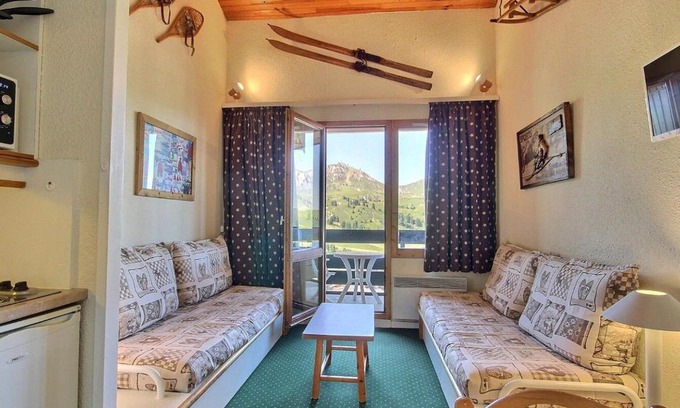 Belle Plagne Apartment | Studio-cabine équipé au pied des pistes à Belle Plagne - FR-1-455-221