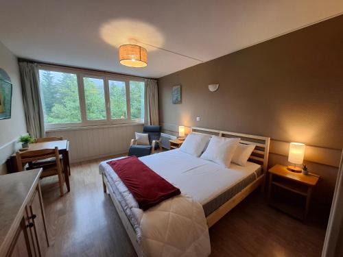 Laveissiere Apartment | Studio cosy au Lioran - Vue montagne, Lit Queen, Parking privé - Ménage inclus