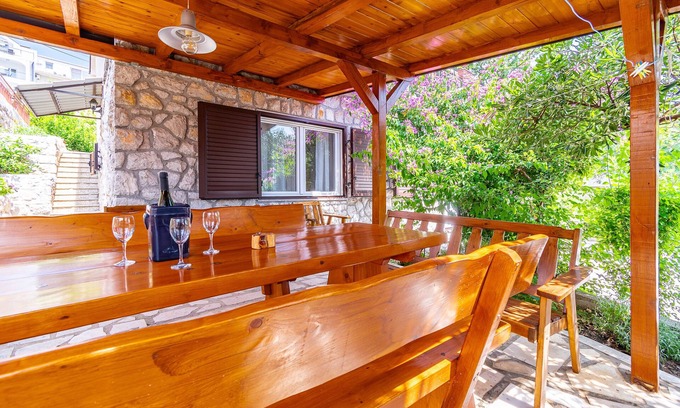 Selce Apartment | Studio flat with terrace Crikvenica (AS-21501-a)