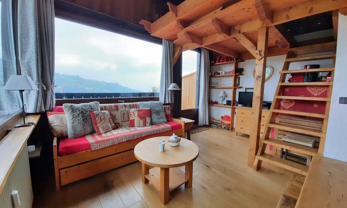Saint-Gervais-les-Bains Apartment | Studio panoramic view - 4pers - ALPENROSE St GERVAIS