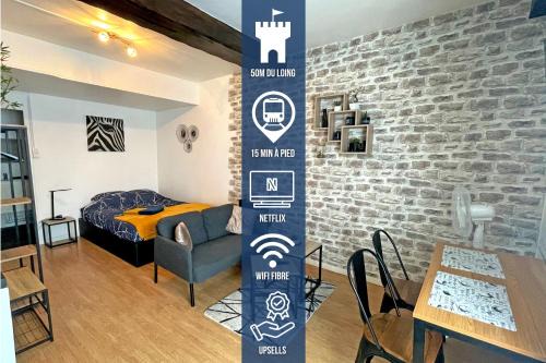 Moret-sur-Loing Apartment | Studio lumineux Cœur de Moret 50m du Loing