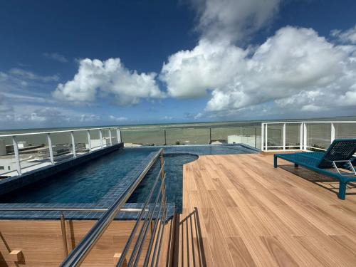 Ponta de Campina House | Studio Mobiliado com Vista Mar a 30m da Praia de Ponta de Campina
