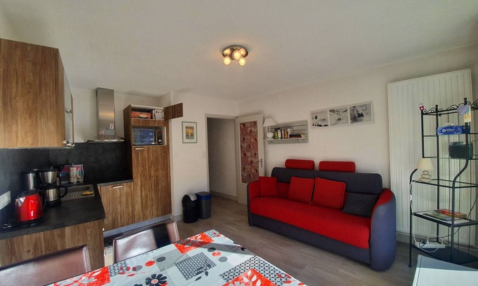 Saint-Chaffrey Apartment | Studio + Mountain corner - 4/6 people - 250m from the ski slopes