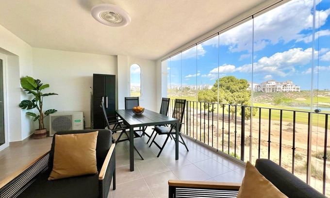 Gea y Truyols Apartment | Stunning 2-baths apartment with golf and lake view