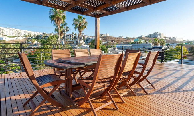 Downtown San Jose del Cabo House | Stunning 3BR - Rooftop Oasis Near Downtown SJDC