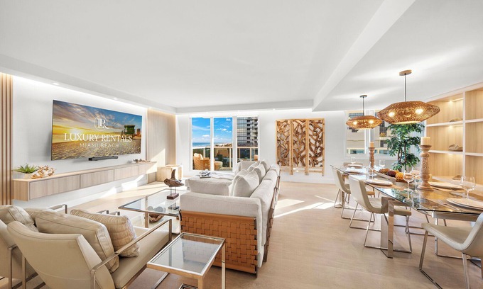 South Beach Condo | Stunning 5 Bedrooms Private Residence with Oceanview at Roney Palace