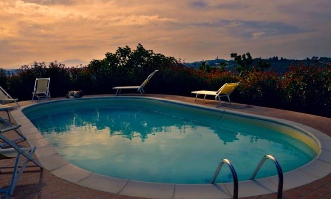 San Miniato Villa | Stunning private villa for 12 guests with WIFI, private pool, TV, panoramic view and parking