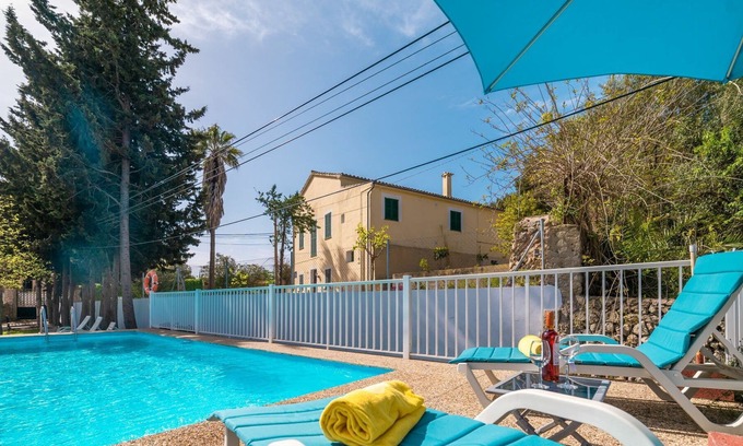 Establiments House | Stunning private villa with private pool, WIFI, A/C, TV, patio, panoramic view and parking