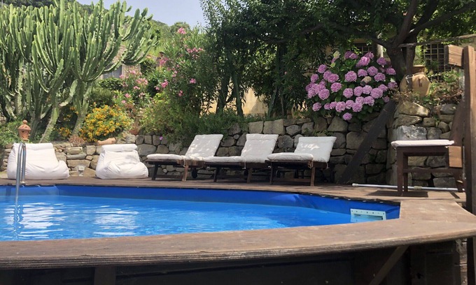 Naso House | Stunning private villa for 13 people with private pool, A/C, TV and panoramic view