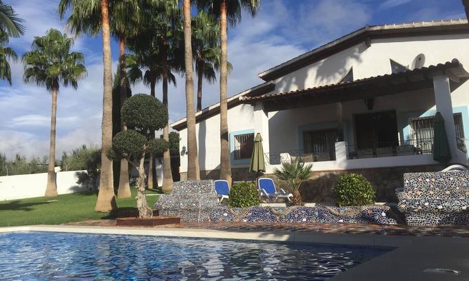 Coin Villa | Stunning, private villa with beautiful pool, gardens & views