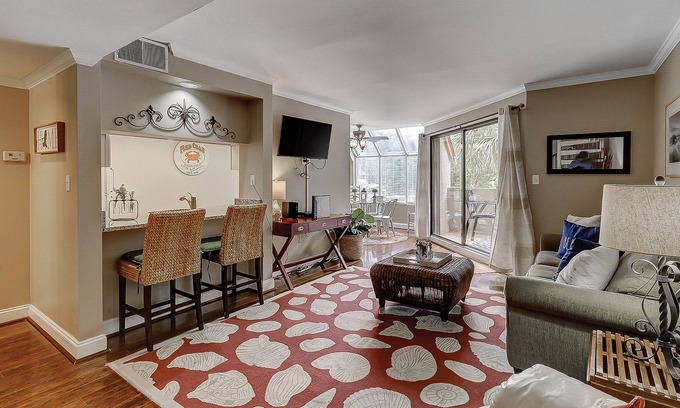 Shelter Cove Condo | Stunning Two-Story Condo with Private Balcony, Free WiFi, Pool & Washer/Dryer