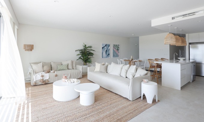 Magenta Shores House | Styled by Oak & Orange Int Designers located at Magenta Shores beachside estate