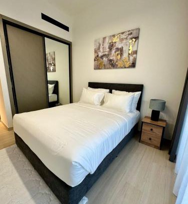 Jumeirah Village Circle Apartment | Stylish 1BR Apartment with Balcony & Cityscape Views in Binghatti Heights
