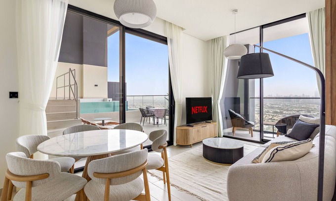 Jumeirah Village Circle Apartment | Stylish 2 Bedrooms with Private Pool in JVC