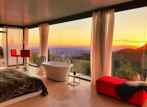 Casares House | Stylish beautiful and exotic Oleandro glass Suite