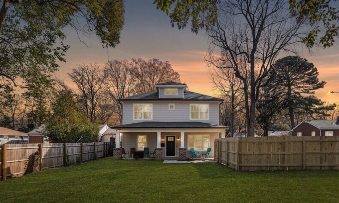 Charlotte House | Stylish Charlotte Getaway with Yard & Fire Pit 1369