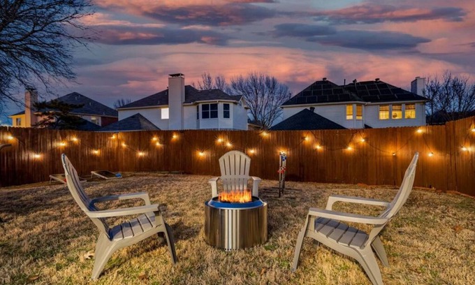 Frisco House | Stylish One Level Home Ping Pong Foosball Yard