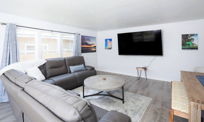 San Luis Obispo House | Stylish Retreat | Patio, Grill, Sleeps 7 w/Game Room