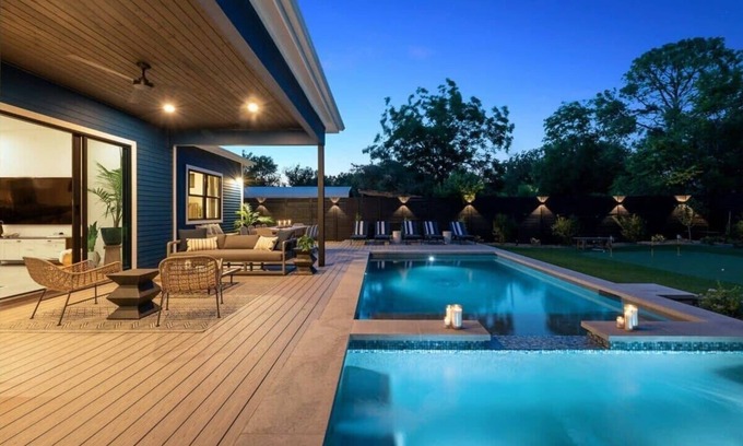 Montopolis House | Stylish Southern Home | Heated Pool