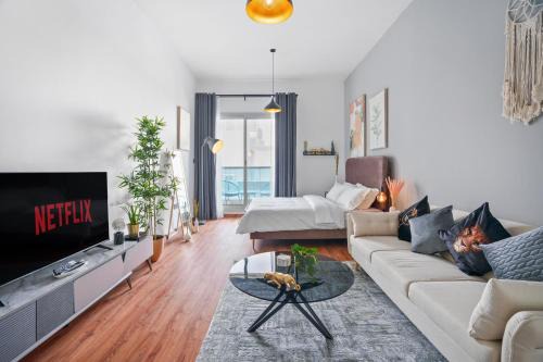 Dubai Sports City Apartment | Stylish studio at Sports City