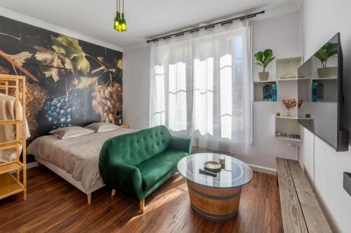 Arveyres Apartment | Suite Grand Cru - SPA & terrasse