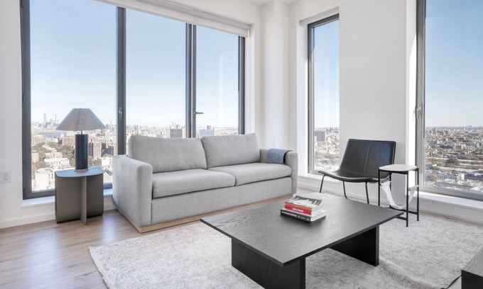 Clinton Hill Apartment | Sunny Clinton Hill 2BR w/W/D, Gym & Pool, nr BAM, by Blueground