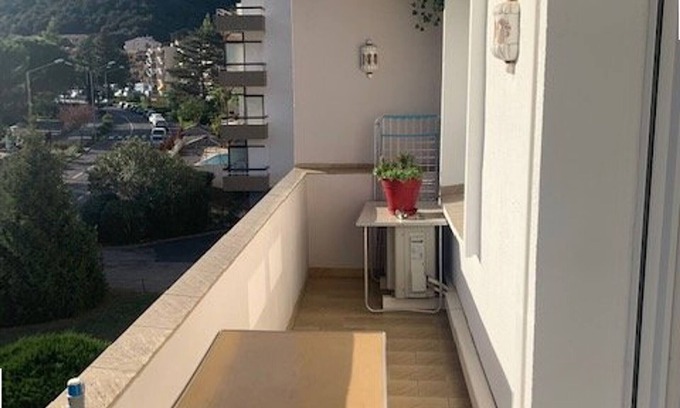 Amelie-les-Bains-Palalda Apartment | Sunny 2-Bedroom Apartment with A/C, Balcony, Near City Center and Thermal Baths