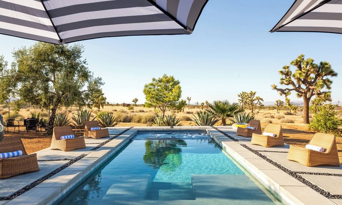 Yucca Valley Villa | Sunset Grove B by AvantStay | Pool, Firepit, Cornhole
