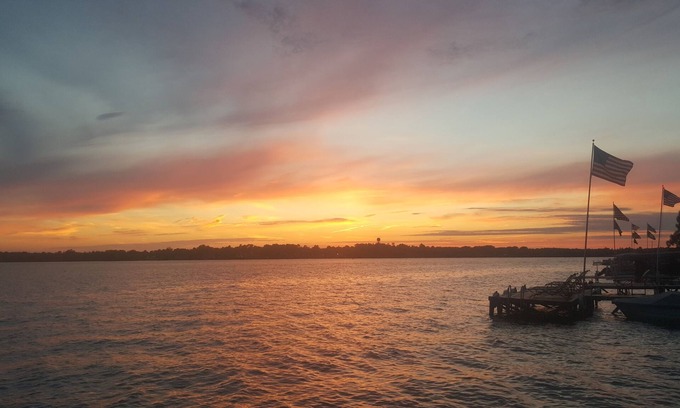 Conneaut Lakeshore House | Sunset on Conneaut Lake