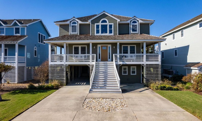 Nags Head House | Sunset Shack: Soundfront, great sunsets, hot tub, community pool & tennis courts