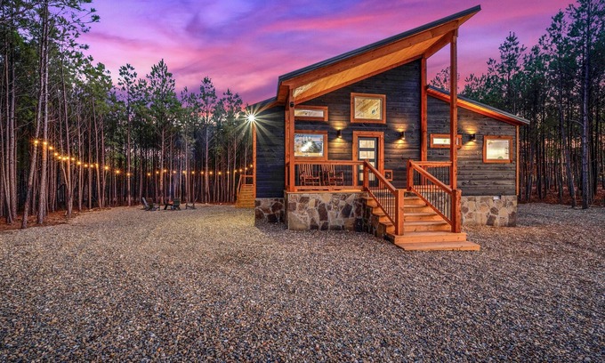 Pickens Cabin | Sunset Views + ATV Trails + Game Room + Bunk Bed Nook + Private Outdoor Living