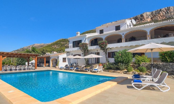 Ermita Villa | Sunset Villa Javea with private pool,tennis and padel court