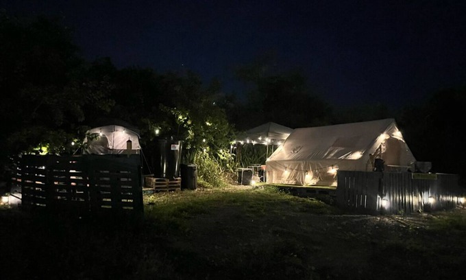 Frederiksted Southeast RV Rental | Sunset Villas"Tecoma Stans" Glamping Tent Walking Distance to the Beach
