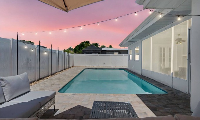 Bay Crest Park Apartment | Sunshine, Paradise! Pool, Patio, & Prime Location!