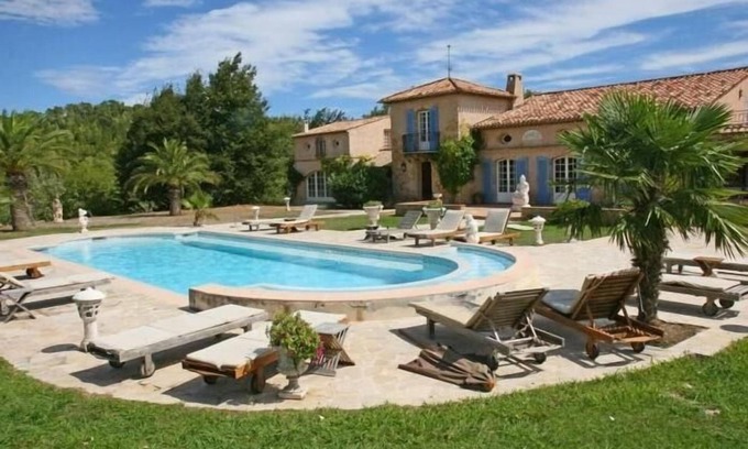 Roquefort-les-Pins House | SUPER 360 VIEW! BIG, COOL & PRIVATE, POOL SPA, SAUNA ! FUN!