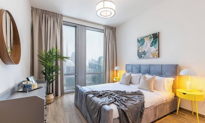 Business Bay Apartment | Superb 1-Bedroom Apartment in Amna Tower – Stunning Views of Burj Khalifa & Business Bay