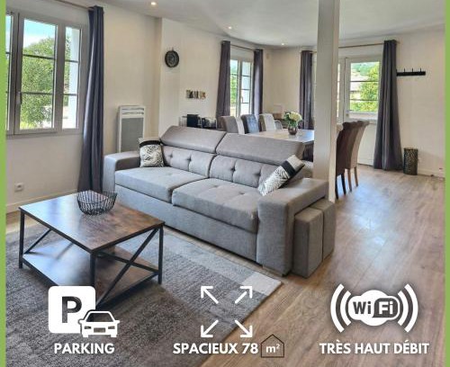 Gerde Apartment | Superbe, T3 spacieux 78 m2, Neuf, Parking, Balcon