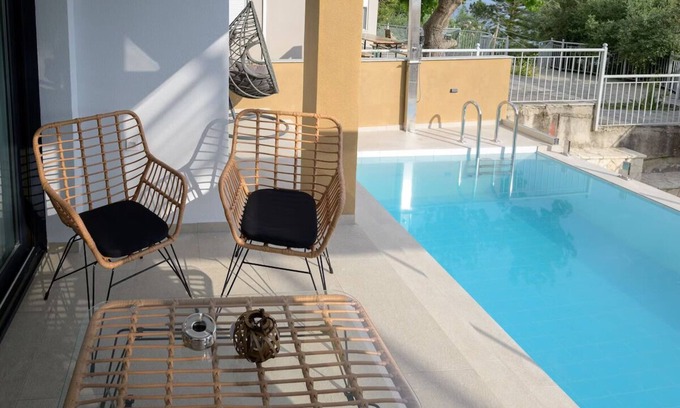 Zalongo Villa | Superior Luxury Maisonette Vrachos with Private Pool