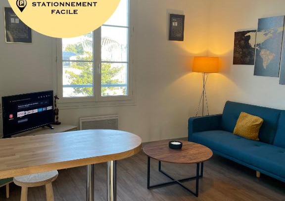 Bourges Apartment | T2 4 pers face gare SNCF Appart Hotel le Cygne 3
