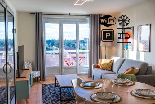 Bron Apartment | T2 de standing climatisé avec parking privé, Tram T2 T5, Hôpitaux est