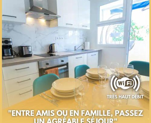 La Villette Apartment | T5 Idéal Groupes & Familles, St Charles-Joliette