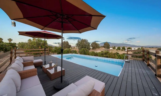 Temecula House | Temecula Wine Country Pool Spa,BEST LOCATION,VIEWS,Citrus Grove,Hot Air Balloons