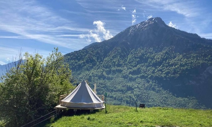 Ennetmoos House | Tent holidays Into the Wäid "Panorama tent"