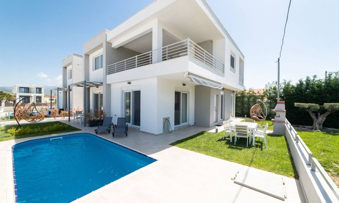 Ofrinion Villa | Thalassa Residential Complex-Three-Bedroom Duplex with Private Pool