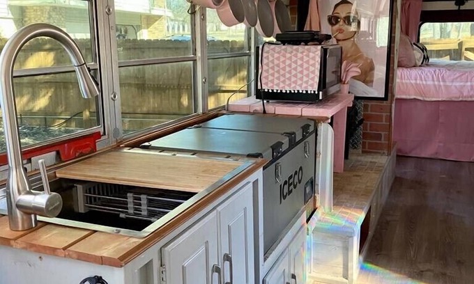 Helotes Apartment | The Basic B: School Bus Tiny Home!