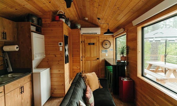 Lakeside Apartment | The BIKE HAUS: A Montana Tiny Cabin Forest Retreat