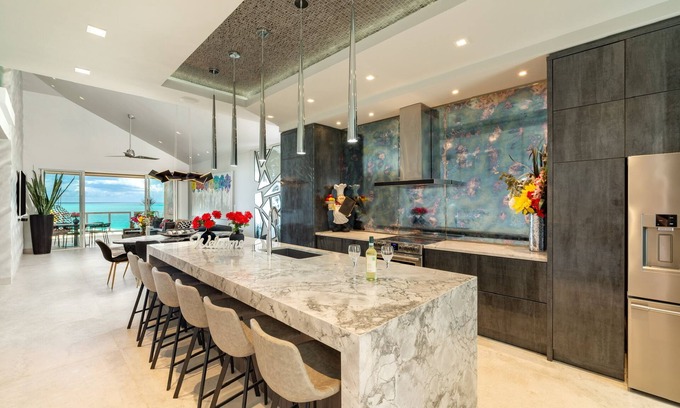 Grace Bay Condo | The Blu2 On the Beach, Luxury Oceanfront Penthouse Condo at the Grandview